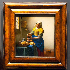 Johannes Vermeer - Mlékařka (cca1660)